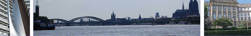 Panoramaansichten von Köln